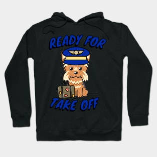 Pilot Yorkshire Terrier Hoodie